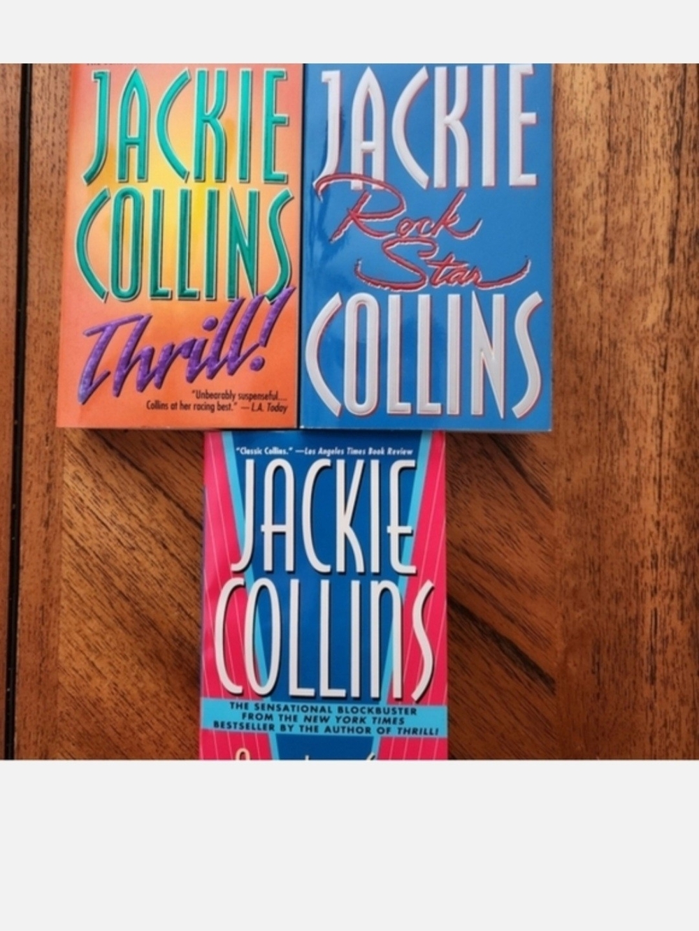 Jackie Collins Paperback Book Lot - Softcover